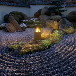 Rusty firkantet LED-sokkel lys rustbrun^SLV