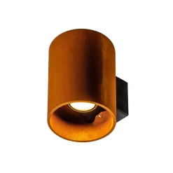 Rusty LED udendørs væglampe op/ned cylinder^SLV Discount