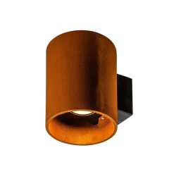 Rusty LED udendørs væglampe op/ned cylinder^SLV Discount