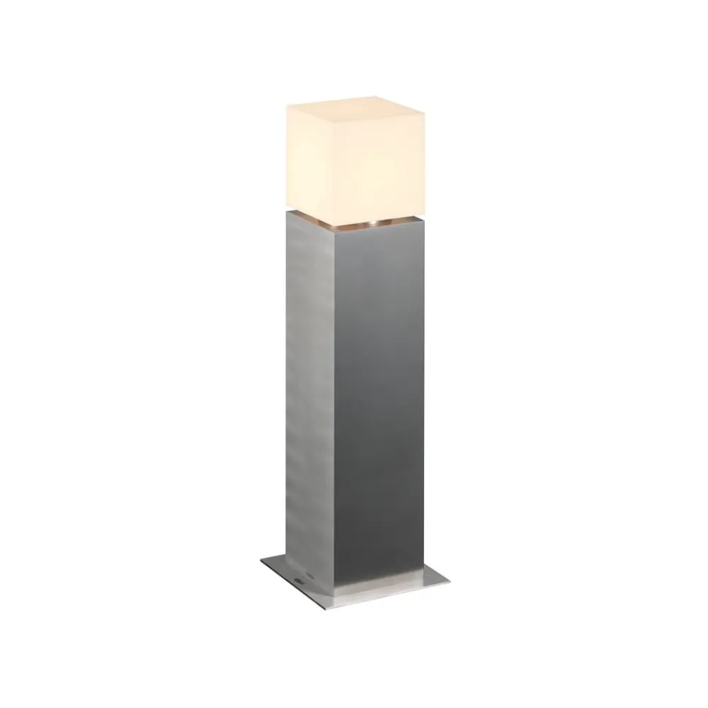 sokkellampe Square Pole, højde 60 cm, grå, stål^SLV Outlet