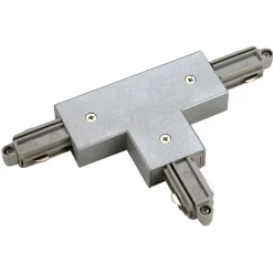 SLV Skinnesystem>T-stik 1-fase skinne højre, sølv