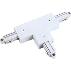 T-stik 1-faset HV spor højre, hvid^SLV Sale