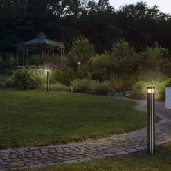 Vap Slim 60 sokkelampe i stål^SLV Outlet