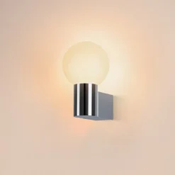 SLV Væg- Og Spejllamper>Varyt væglampe til badeværelset, krom, aluminium, bredde 12 cm