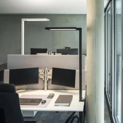 SLV Worklight LED-klemmelampe, hvid