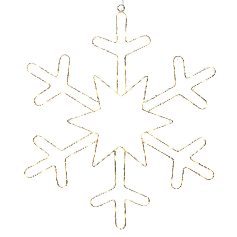 Konstsmide Christmas Sølvsnefnug LED-dekorationslampe