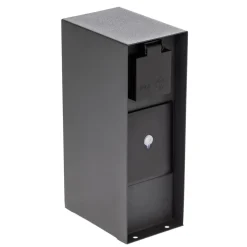 PRIOS Smart stikkontaktsøjle WLAN 23 cm sandgrå Tuya