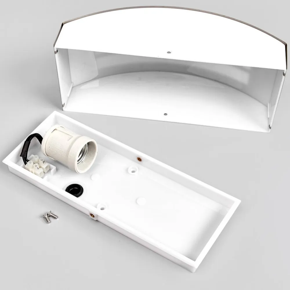 Smart udendørsvæglampe Raja i stribelook^Lindby Online