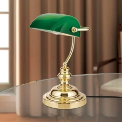 Smuk Onella bordlampe grøn^ORION Online