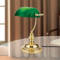 Smuk Onella bordlampe grøn^ORION Online