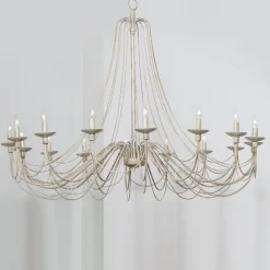 Smukt formgivet lysekrone Antonina, 16^ORION