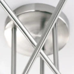 ORION Snowwhite loftl. med stænger, 6 lyskilder, nikkel