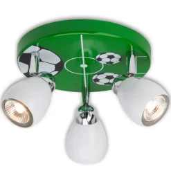 Børn Brilliant Loftlamper>Soccer LED-loftlampe med 3 lyskilder
