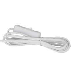 Globo Sofia bordlampe, lysegrøn, højde 50 cm, stof/glas