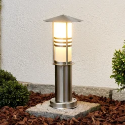 Lindby Sokkellampe Erina, stål, 40 cm