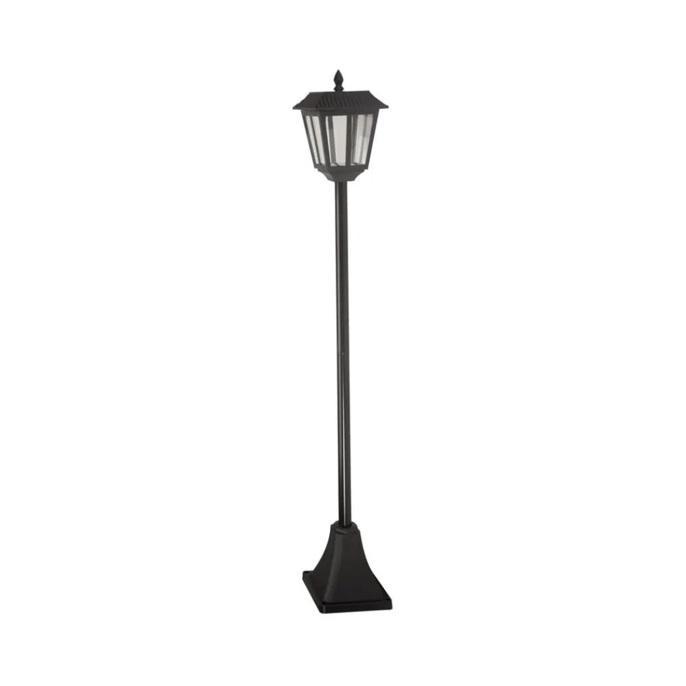 SMART GARDEN Solcellelamper>Solar vejlampe Metro, 130 cm, sort, IP44