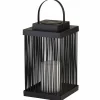 Searchlight Solar-LED-terrasselampe Sophelia, 26 cm, sort, rattan