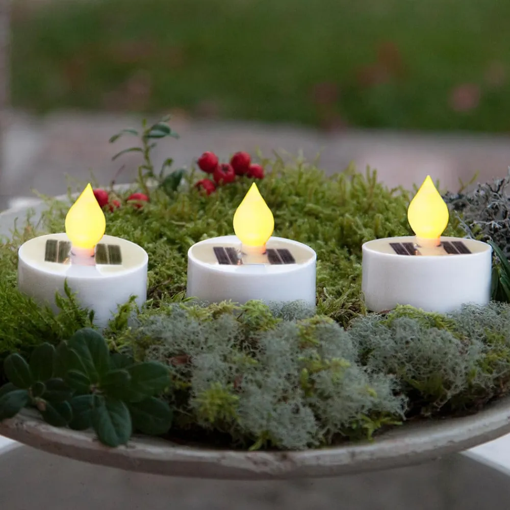 STAR TRADING Dekorationsbelysning|Julepynt>Solcelle LED lys Saul sæt med 3