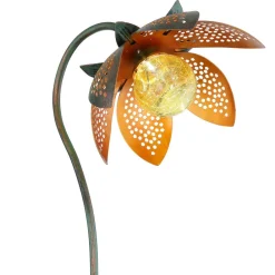 Globo Solcelle-dekolampe 33653 jordspyd, enkelt blomst