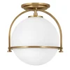 Somerset loftlampe, 1 lyskilde, messing^Quintiesse Hot