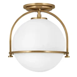 Somerset loftlampe, 1 lyskilde, messing^Quintiesse Hot