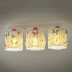 Børn Dalber Sommerfugle-loftslampe til børneværelset