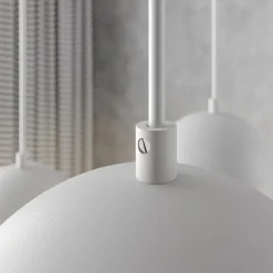 Luminex Sool-pendel, hvid, fem lys