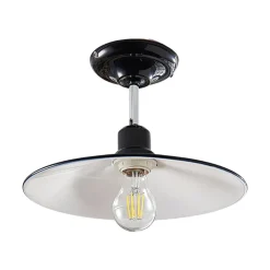 Sort loftlampe Phinea i metal, vintagelook^Lindby Outlet