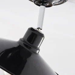 Sort loftlampe Phinea i metal, vintagelook^Lindby Outlet