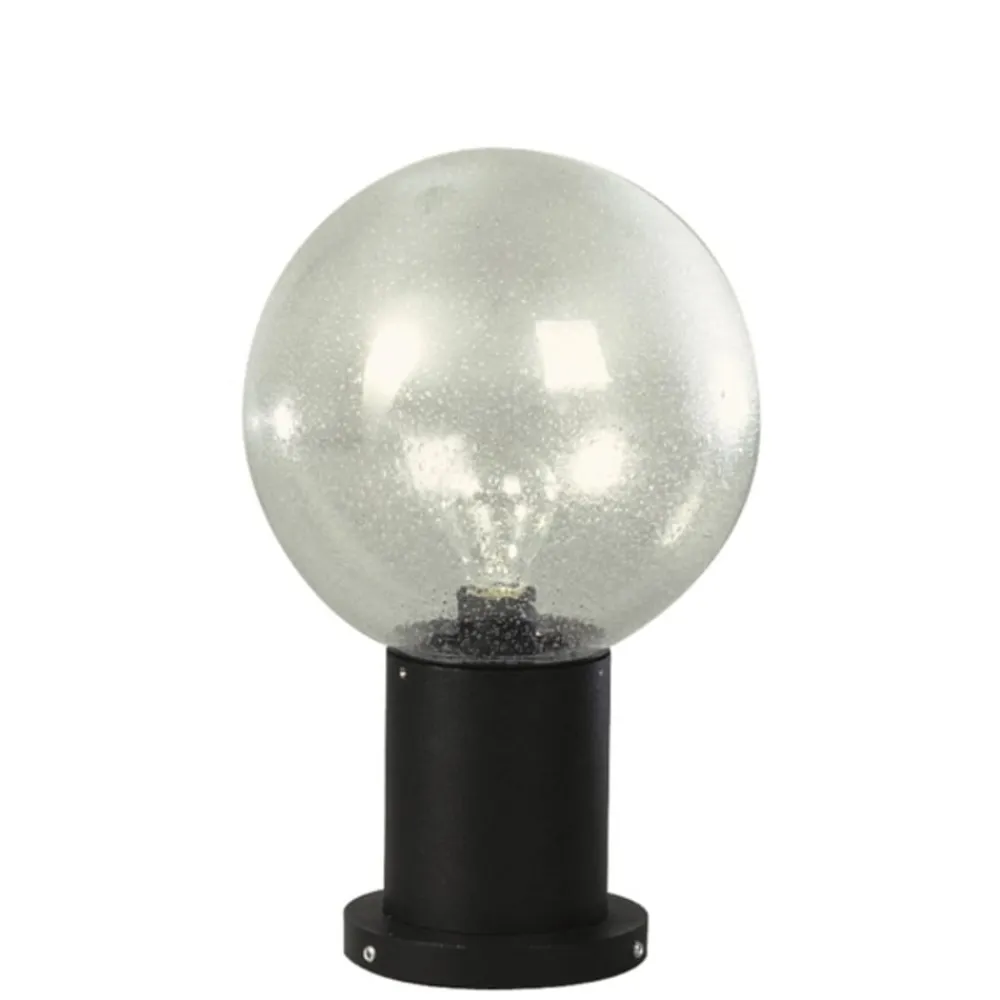 Albert Leuchten Sort sokkellampe II med blæreglas