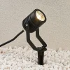 Sort udendørs LED-spot Maris med jordspyd^Lindby Clearance