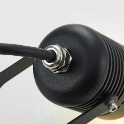 Sort udendørs LED-spot Maris med jordspyd^Lindby Clearance