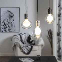 Space E27 G150 LED-pære 3,5 W, opal, 3-trins dæmp.^STAR TRADING Hot