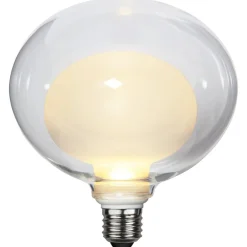 Space E27 G150 LED-pære 3,5 W, opal, 3-trins dæmp.^STAR TRADING Hot