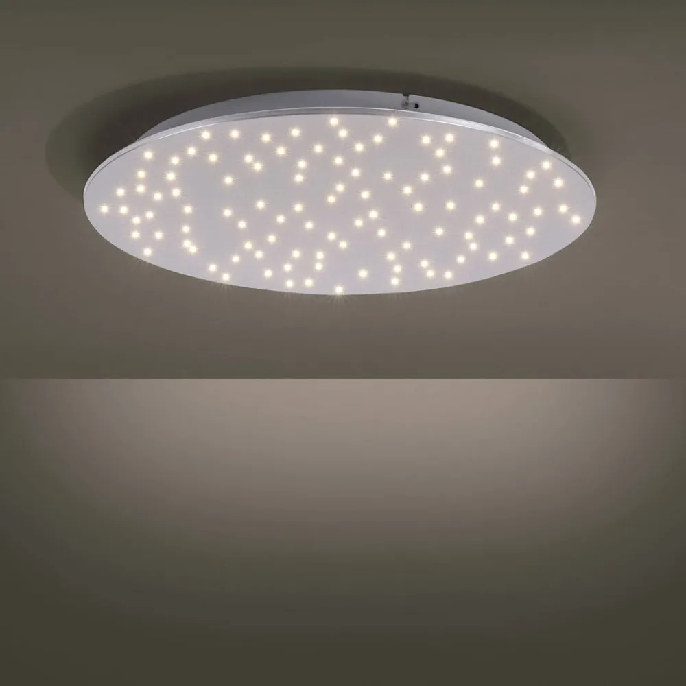 Børn JUST LIGHT. GmbH Loftlamper|Loftlamper>Sparkle LED-loftlampe CCT dim stål Ø 48cm