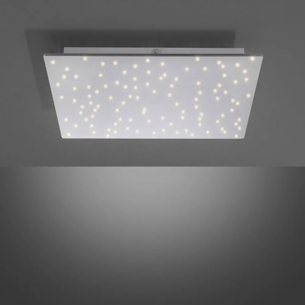 Børn JUST LIGHT. GmbH Sparkle LED-loftlampe CCT dim stål 45x45cm