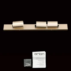 Spotlight Sean, 3 lyskilder, guldfarvet, metal, drejeligt monteret^ORION Outlet