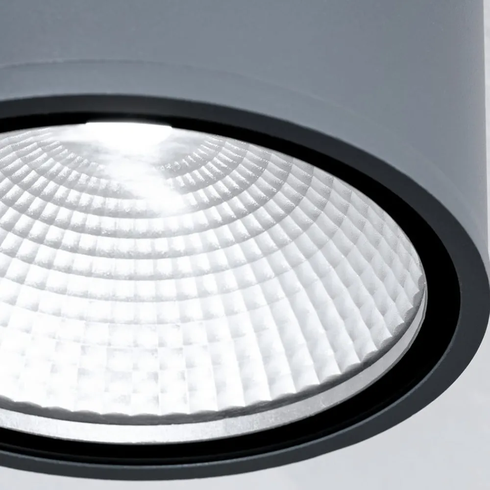 Sputnik LED-loftspot, IP65, Ø 14,5 cm, antracit^ORION Best