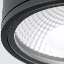 ORION Sputnik LED-loftspot, IP65, Ø 14,5 cm, sort