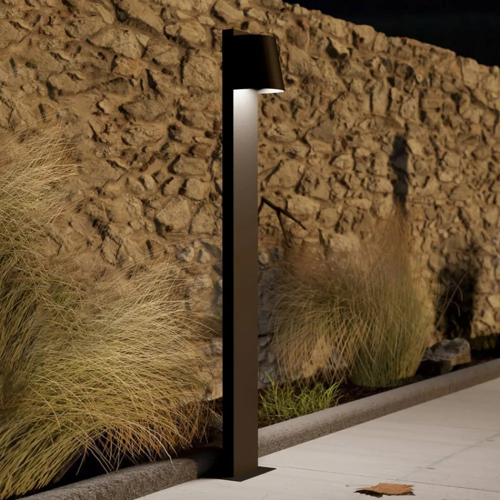 Stagnone LED-gadelampe i sort^EGLO New