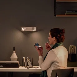 Philips Star - 2 lyskilder LED spot, WarmGlow, hvid