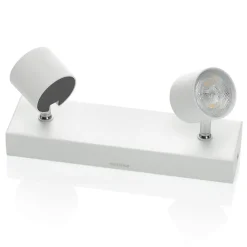 Philips Star - 2 lyskilder LED spot, WarmGlow, hvid