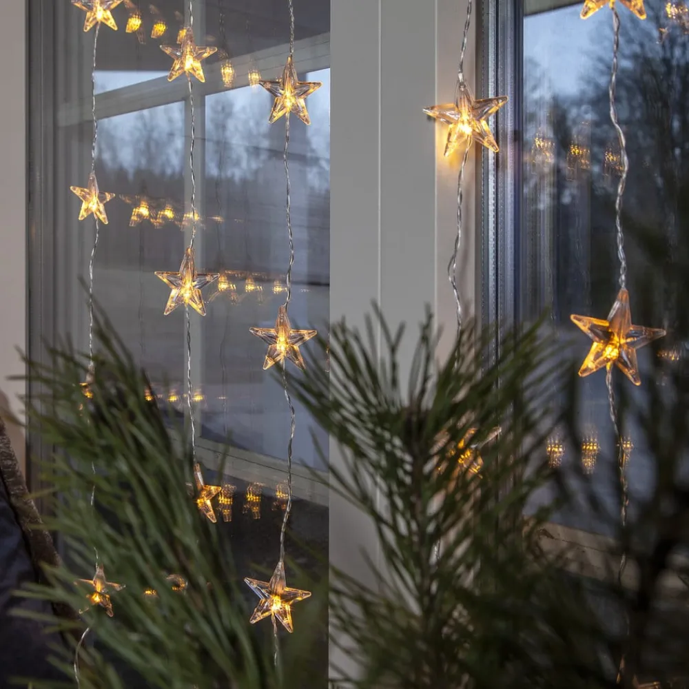 Star Curtain LED-lysforhæng, 30 lyskilder^STAR TRADING Hot