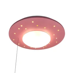 Starlight loftlampe med stjernehimmel, rosa^Niermann Standby Hot