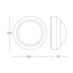 IS 360-3 bevægelsessensor i sort^STEINEL Outlet