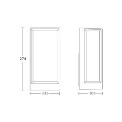 STEINEL L 42 C udendørs LED-væglampe antracit