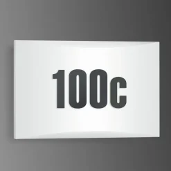 STEINEL Væglamper>L 1 N LED-væglampe med husnummer, IP54