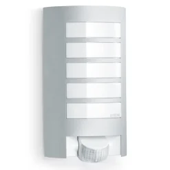 L 12 S Udendørs væglampe med sensor, sølv^STEINEL New