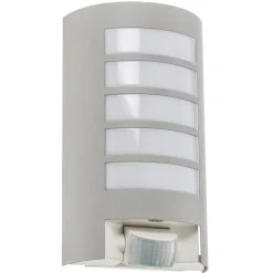 L 12 S Udendørs væglampe med sensor, sølv^STEINEL New