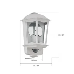 L 190 S udendørs væglampe med sensor, hvid^STEINEL Sale